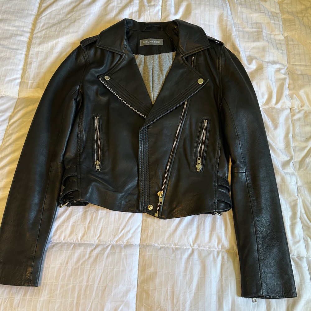 Bagatelle Black Leather Jacket